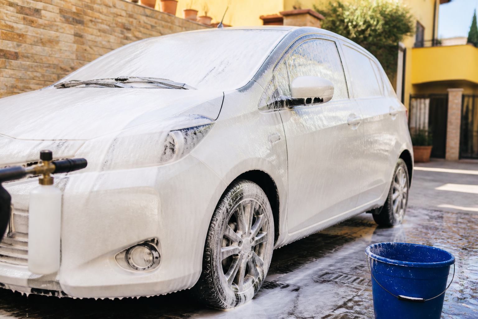Esempio lavaggio esterni auto