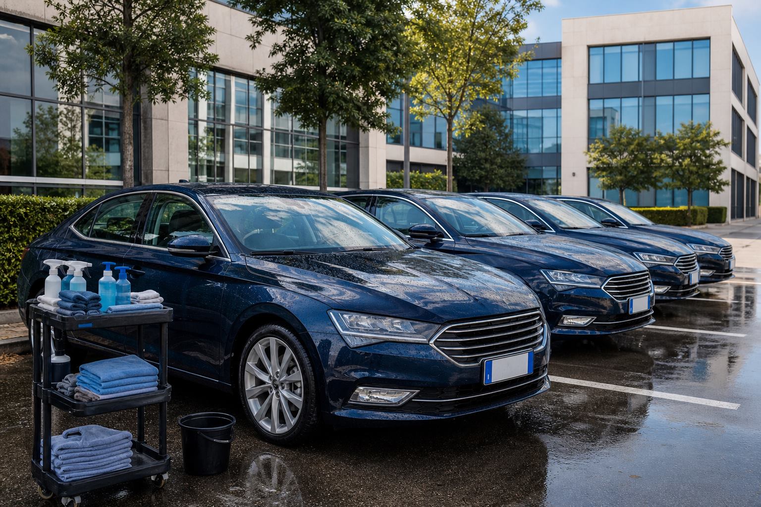 Lavaggio flotte aziendali FreshCar24